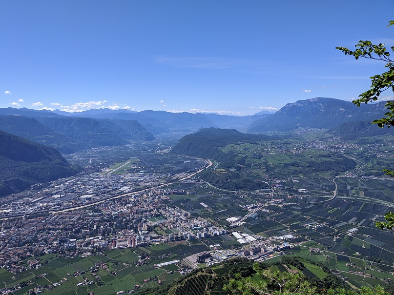 Point de vue sur Bolzano