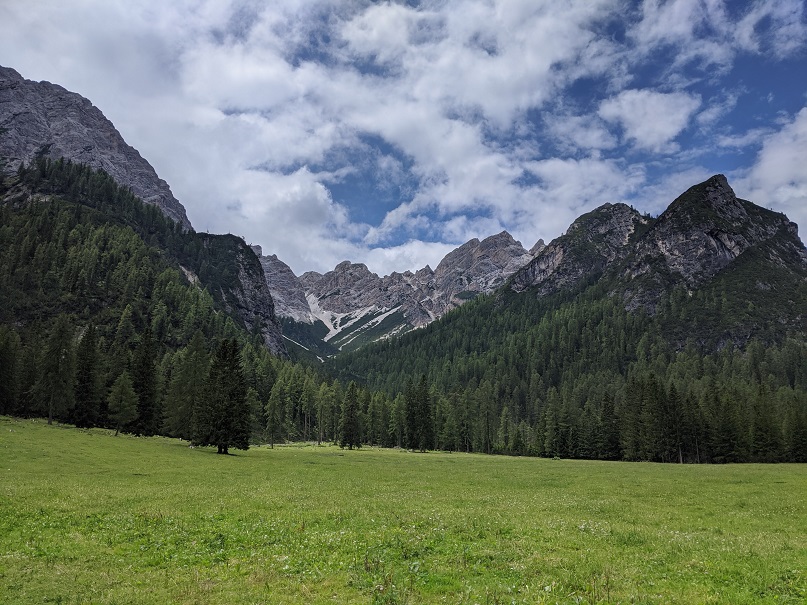 Vue sur le col de Riciogogn