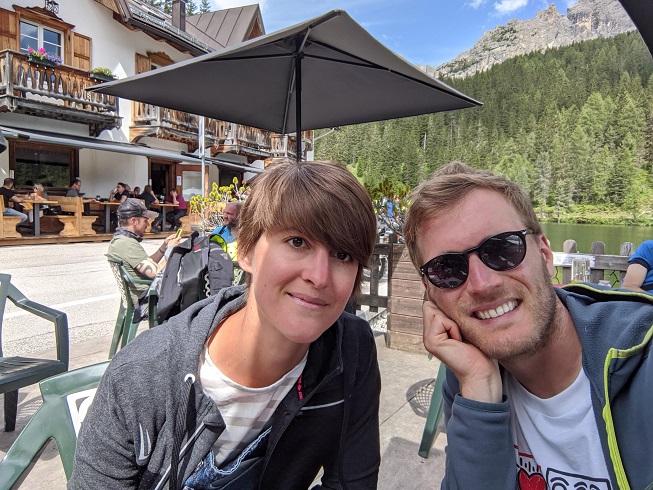 En terrasse