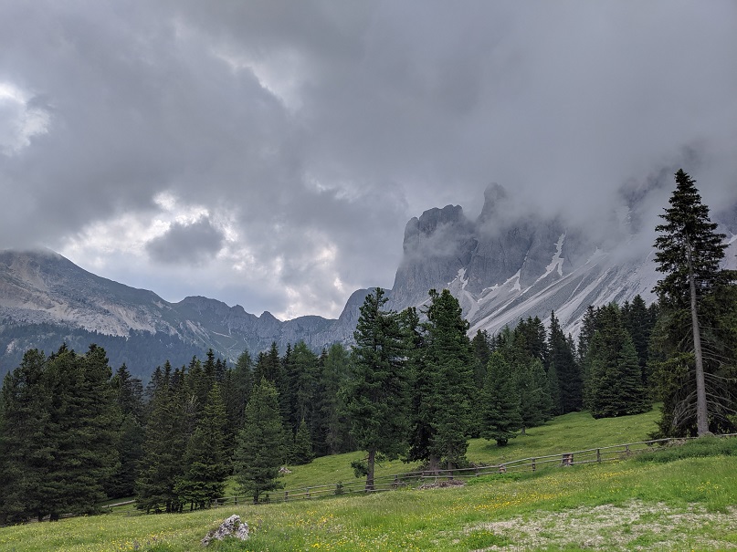 Point de vue pendant la randonnée