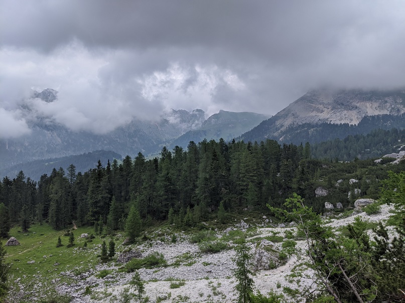 Point de vue pendant la randonnée