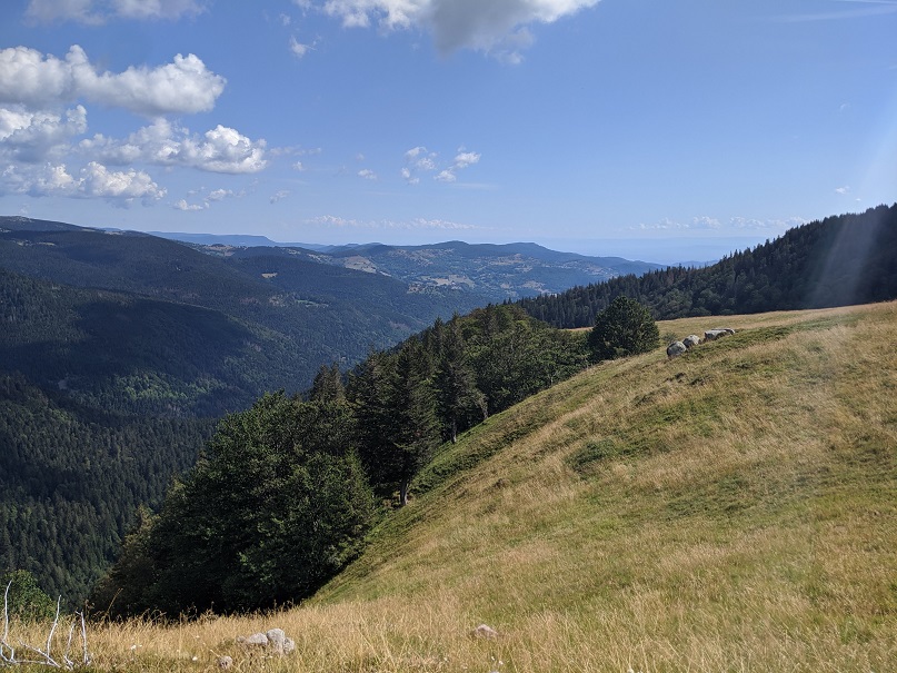 Sur les crêtes