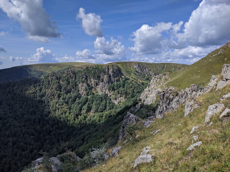 Sur les crêtes