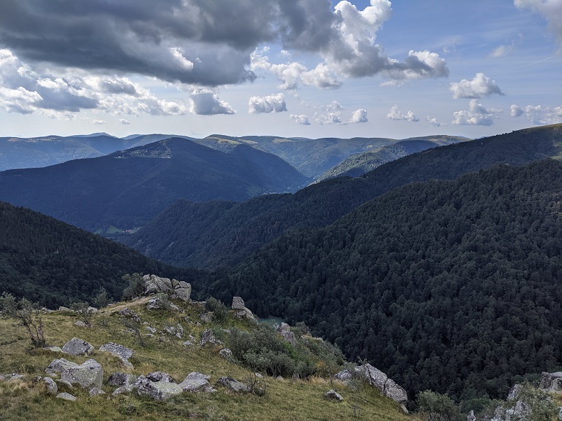 Sur les crêtes
